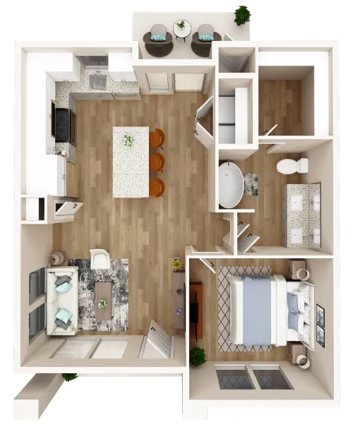 Ascend at Chisholm Trail Fort Worth Floorplan 3
