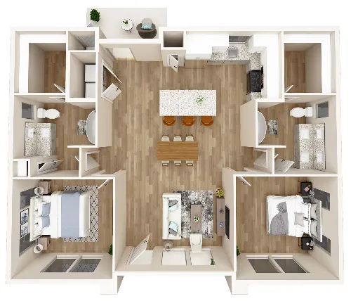 Ascend at Chisholm Trail Fort Worth Floorplan 6