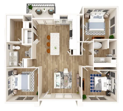 Ascend at Chisholm Trail Fort Worth Floorplan 8