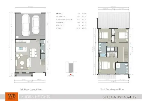 Audra Townhomes Denton FloorPlan 6