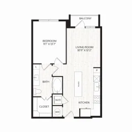 Aura Avant Lewisville Floorplan 1