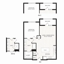 Aura Avant Lewisville Floorplan 10