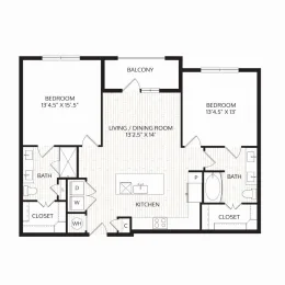 Aura Avant Lewisville Floorplan 14
