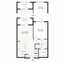 Aura Avant Lewisville Floorplan 4