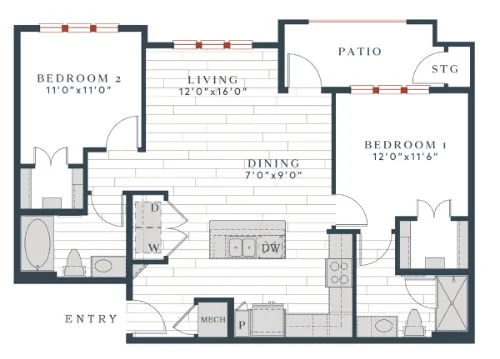 Avalon Benbrook floor plan 17