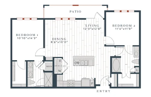 Avalon Benbrook floor plan 19