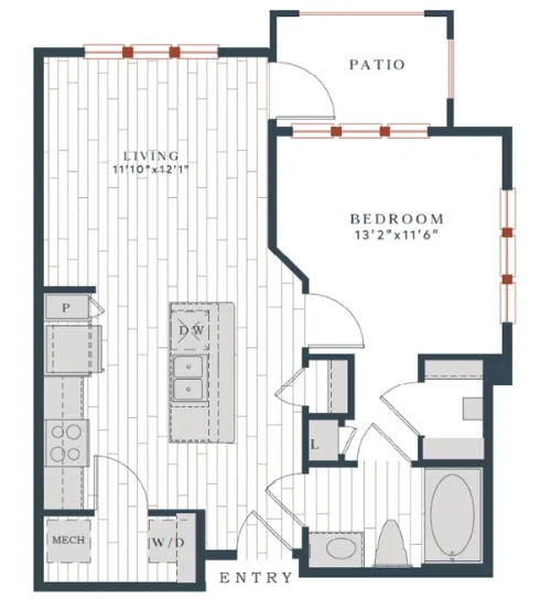 Avalon Benbrook floor plan 2