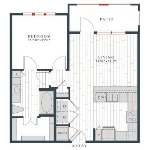 Avalon Benbrook floor plan 3