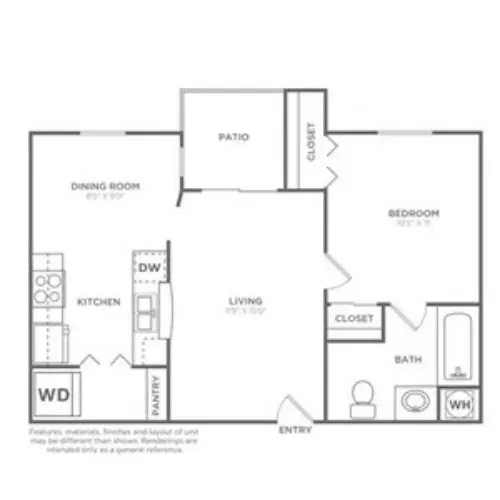 Avana River Park Fort Worth FloorPlan 11