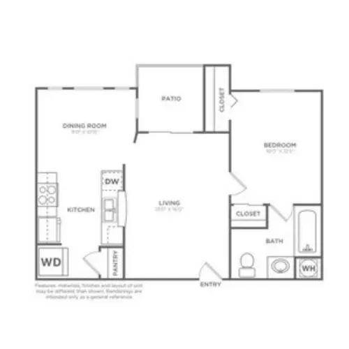 Avana River Park Fort Worth FloorPlan 13