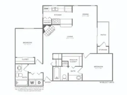 Avana River Park Fort Worth FloorPlan 16