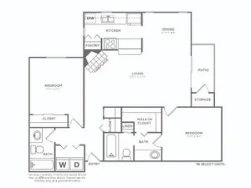 Avana River Park Fort Worth FloorPlan 17