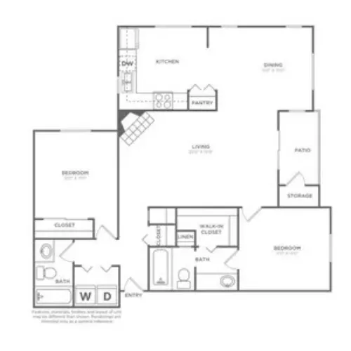 Avana River Park Fort Worth FloorPlan 23