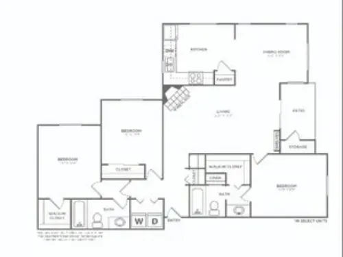 Avana River Park Fort Worth FloorPlan 24