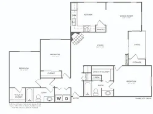Avana River Park Fort Worth FloorPlan 25