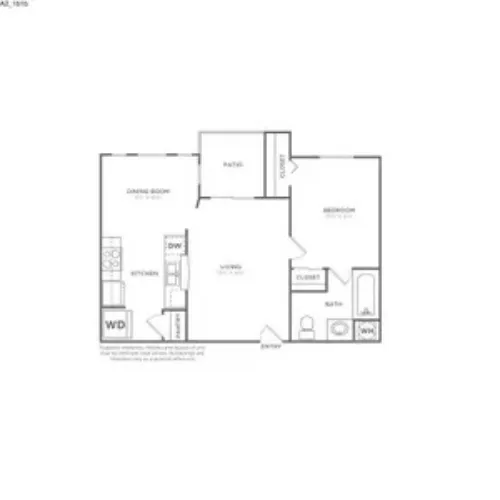Avana River Park Fort Worth FloorPlan 5