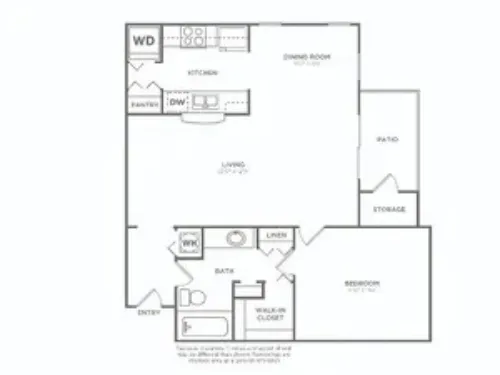 Avana River Park Fort Worth FloorPlan 8