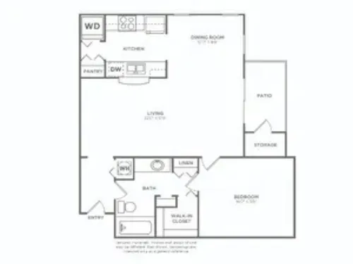 Avana River Park Fort Worth FloorPlan 9