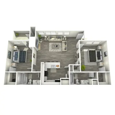 Axis Waterfront Fort Worth Floorplan 10