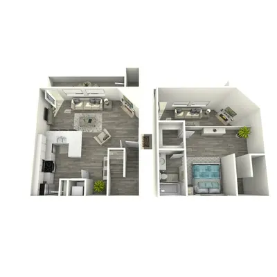 Axis Waterfront Fort Worth Floorplan 2