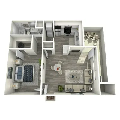 Axis Waterfront Fort Worth Floorplan 6