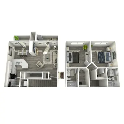 Axis Waterfront Fort Worth Floorplan 7