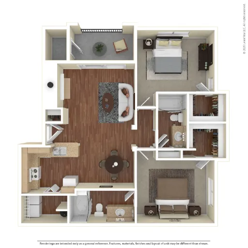 Ballantyne Apartments Lewisville Floorplan 10