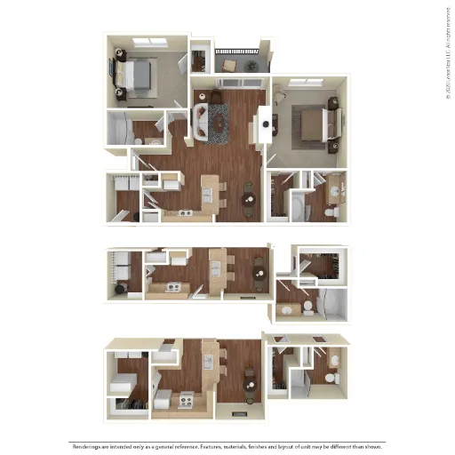 Ballantyne Apartments Lewisville Floorplan 11