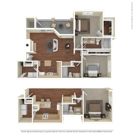 Ballantyne Apartments Lewisville Floorplan 16