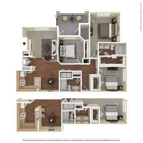 Ballantyne Apartments Lewisville Floorplan 18