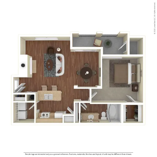 Ballantyne Apartments Lewisville Floorplan 2