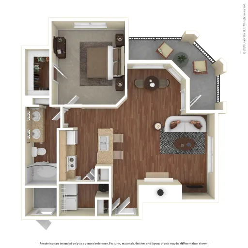 Ballantyne Apartments Lewisville Floorplan 4