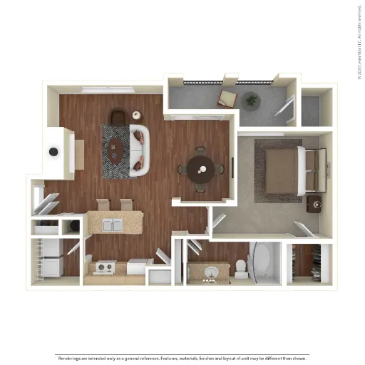 Ballantyne Apartments Lewisville Floorplan 5