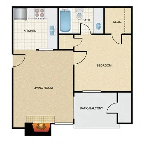 Barcelona on Chisholm Trail Fort Worth floor plan 1