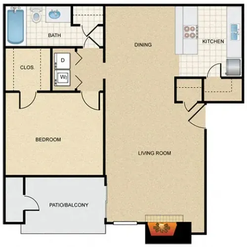 Barcelona on Chisholm Trail Fort Worth floor plan 2