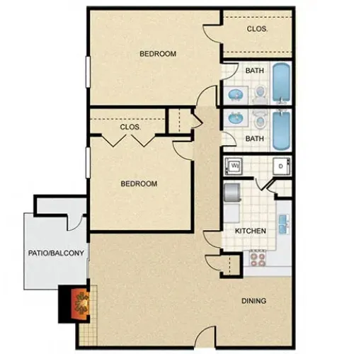 Barcelona on Chisholm Trail Fort Worth floor plan 5