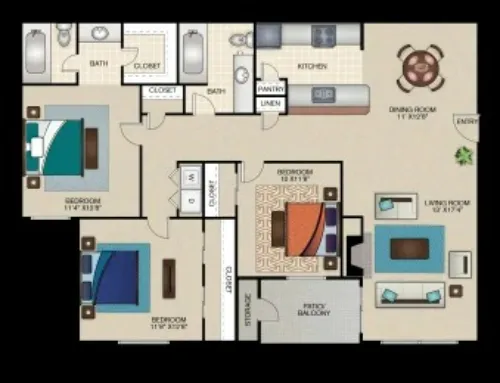 Bardin Oaks Arlington FloorPlan 5
