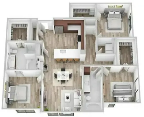 Bexley Clearfork Fort Worth FloorPlan 13