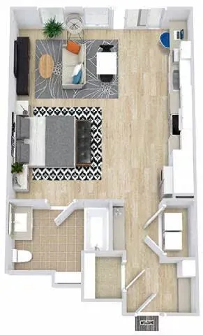 Bexley at Left Bank Fort Worth Floorplan 1