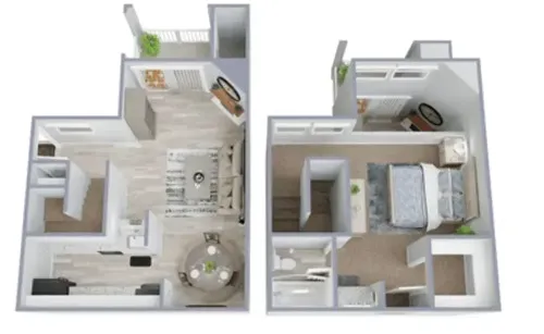 Biltmore Apartments Arlington floor plan 3