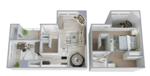 Biltmore Apartments Arlington floor plan 4