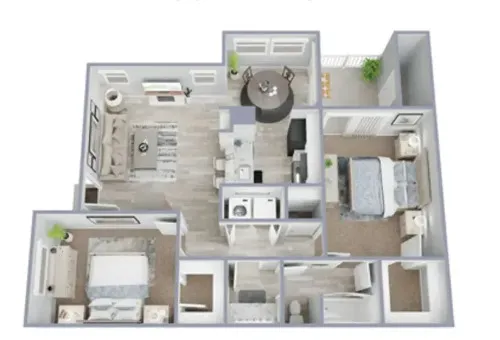Biltmore Apartments Arlington floor plan 5