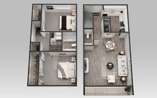 Bowen of Arlington Apartments floor plan 3