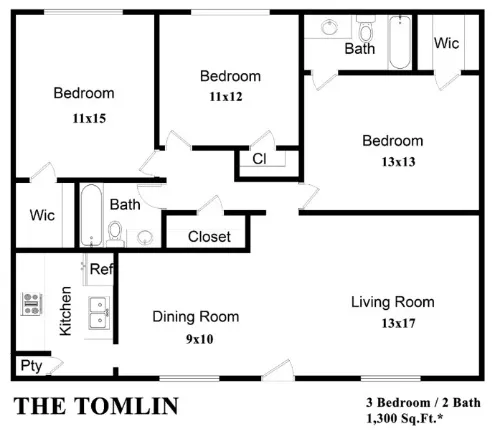 Bowen of Arlington Apartments floor plan 5