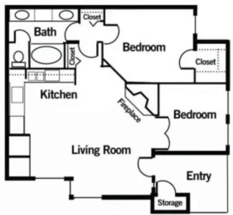 Bravo Apartment Living Arlington FloorPlan 3