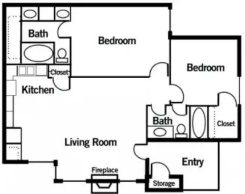 Bravo Apartment Living Arlington FloorPlan 4