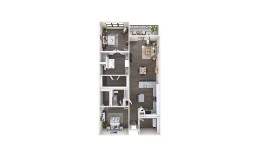 Broadstone on Trinity Fort Worth Floorplan 12
