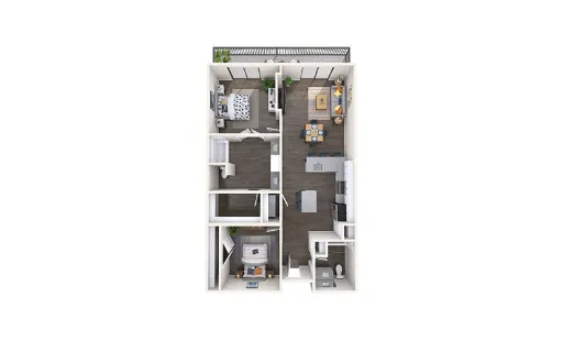 Broadstone on Trinity Fort Worth Floorplan 13