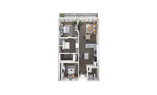 Broadstone on Trinity Fort Worth Floorplan 15