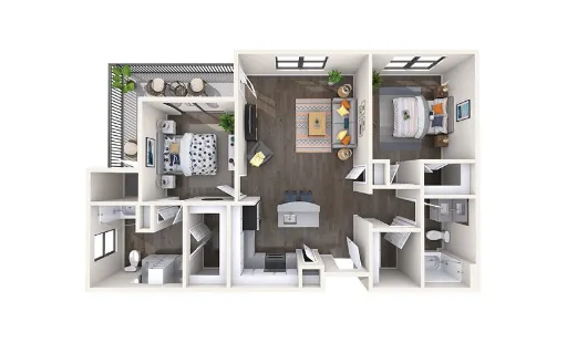 Broadstone on Trinity Fort Worth Floorplan 16